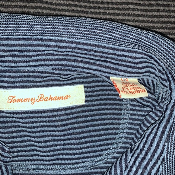 (2) Tommy Bahama Paradise Cove Polo shirts (L) - Picture 3 of 7
